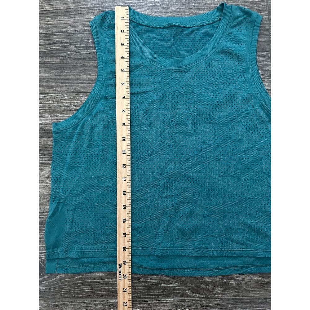 Lululemon Train to Be Tank Dot Camo Teal Lagoon - Picture 2 of 5